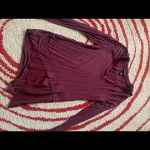 White House Black Market Asymmetrical Shirt